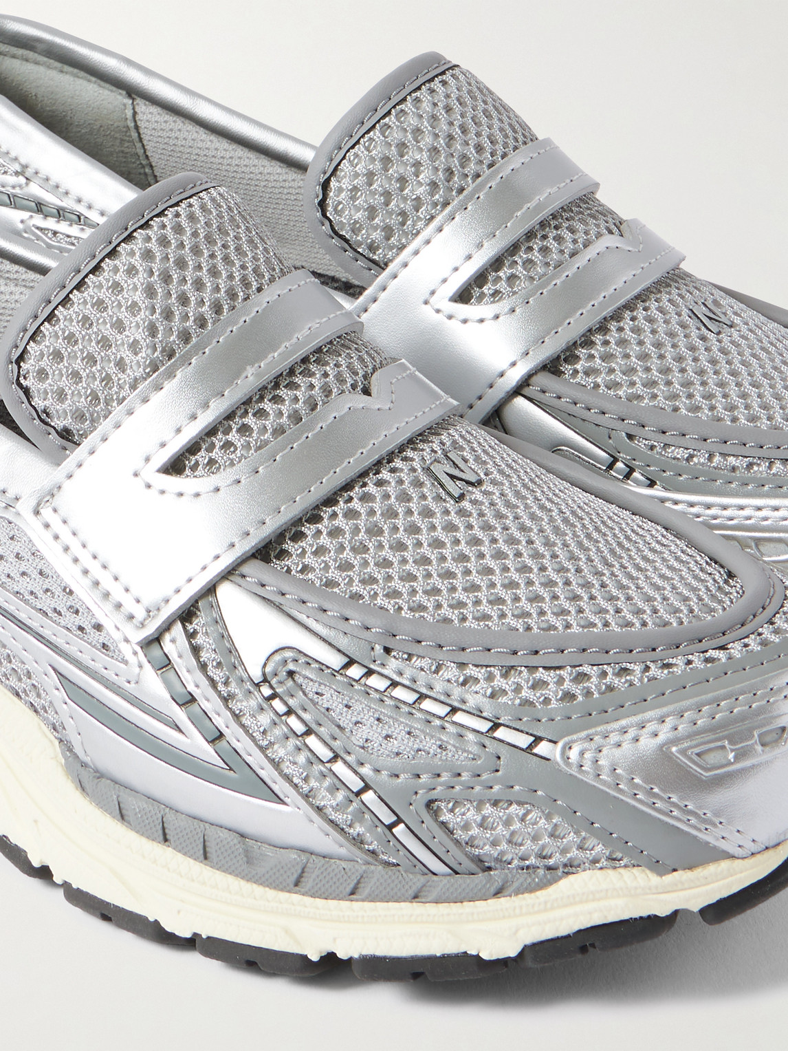 New Balance 1906 Mesh Penny Loafers In Gray