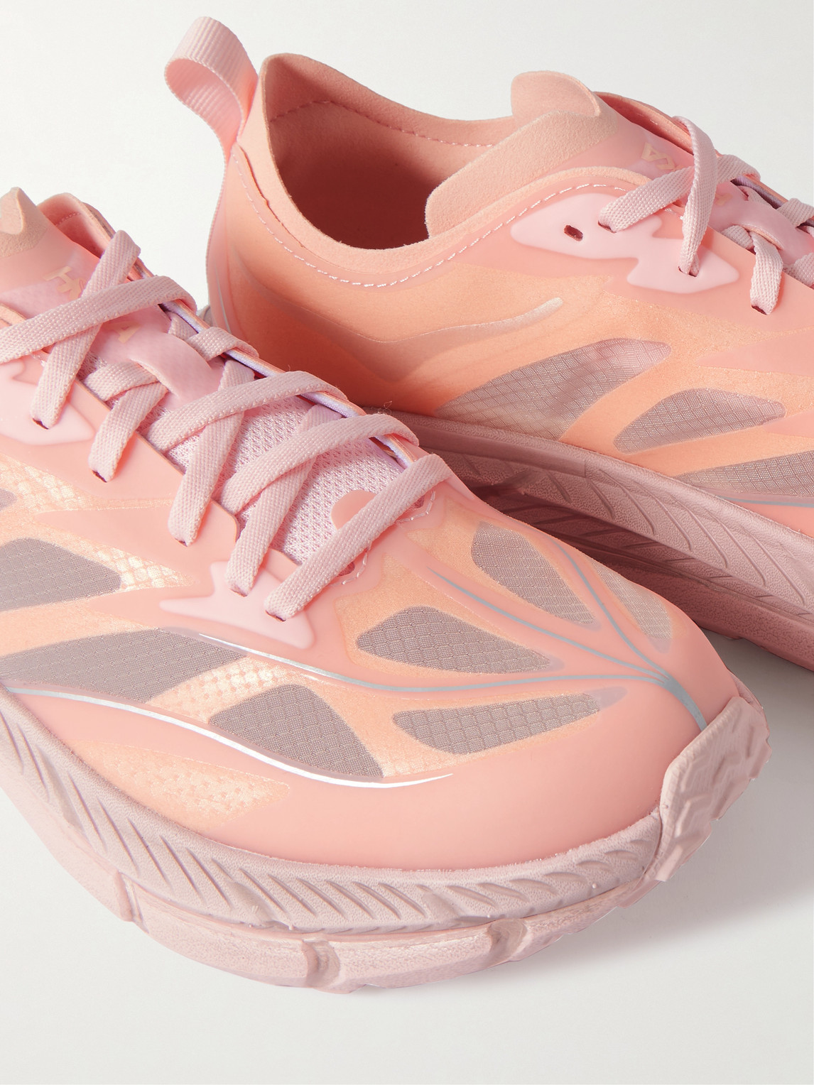 Hoka Gender Inclusive Mafate Speed 4 Lite Trail Sneaker In Pink