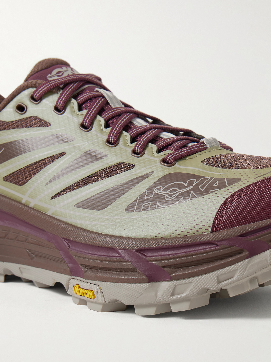 Hoka Mafate Speed 2 Rubber And Mesh Running Sneakers In Multi