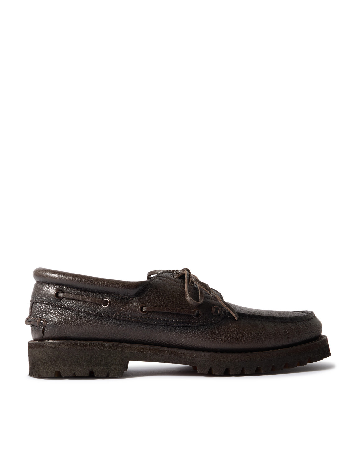 Heritage Flexi Full-Grain Leather Boat Shoes