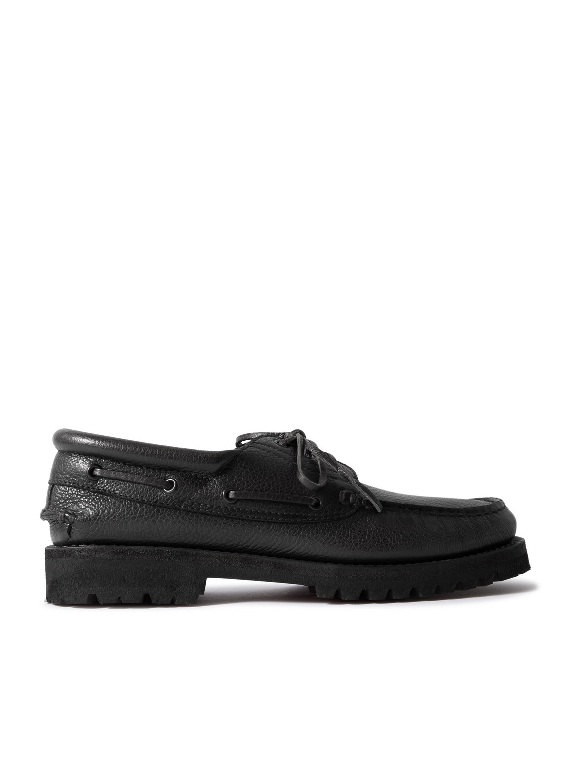 Officine Creative Heritage Flexi Full-grain Leather Boat Shoes