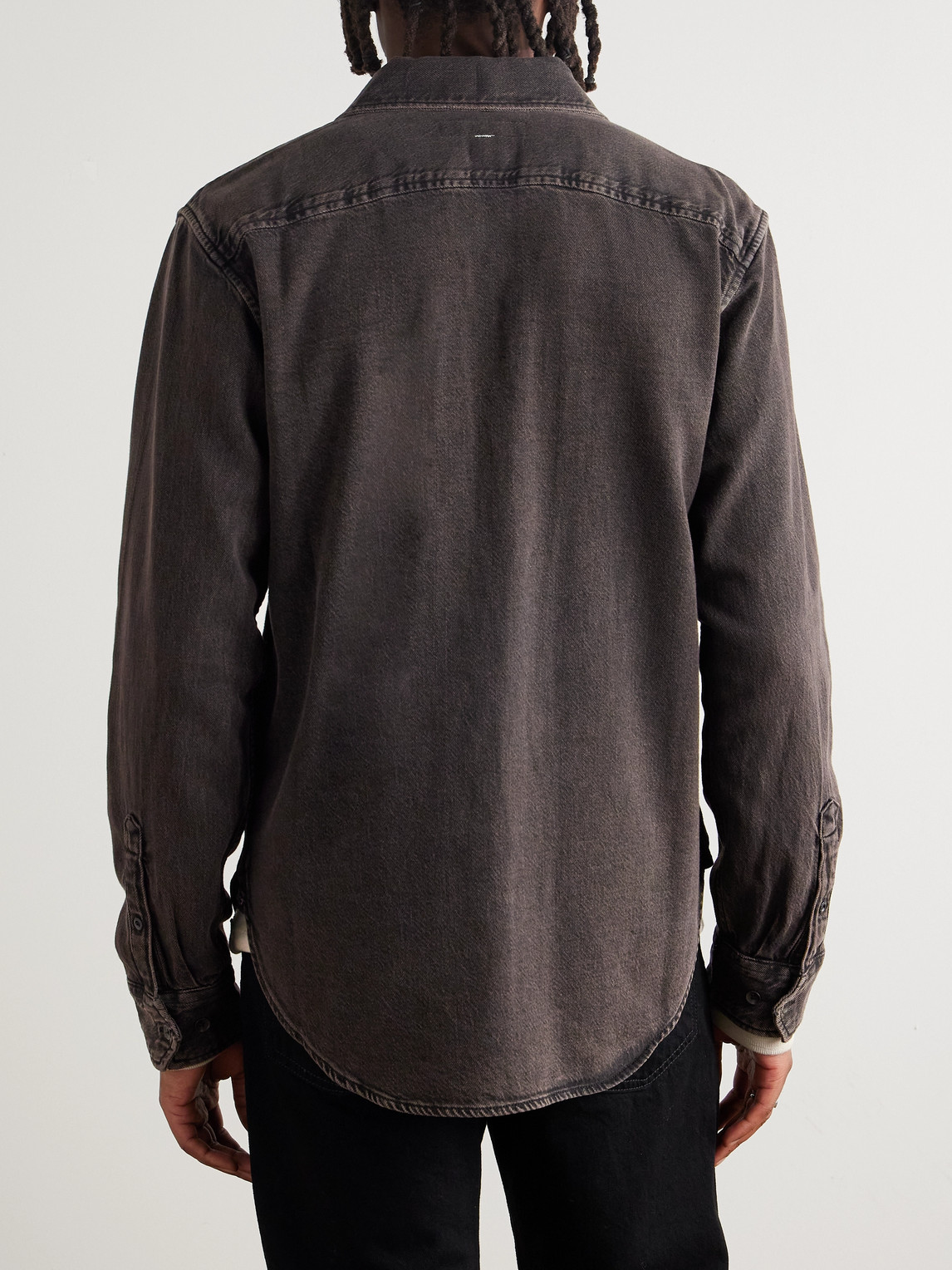 Rag & Bone Jack Denim Shirt In Brown