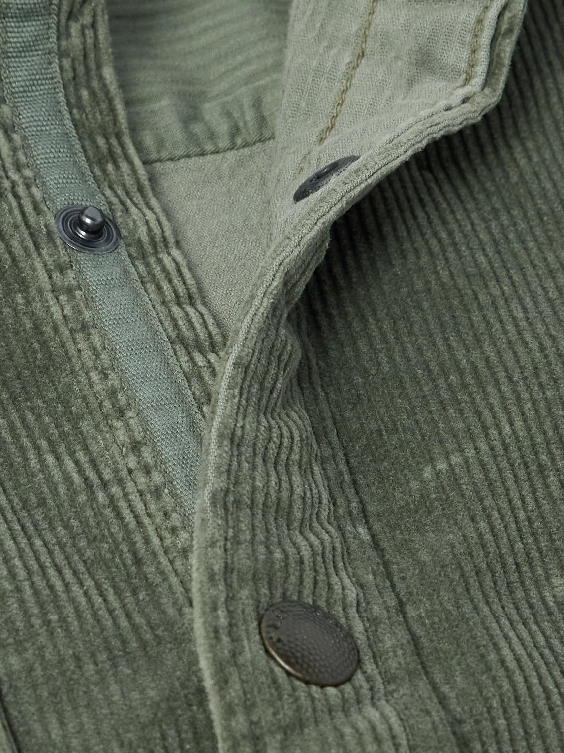 Rag & Bone Cotton-blend Corduroy Overshirt In Green