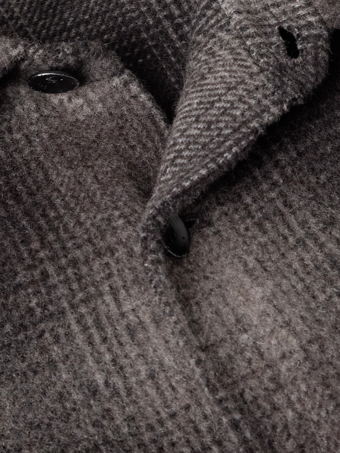Rag & Bone Austin Checked Wool-blend Shirt Jacket In Brown