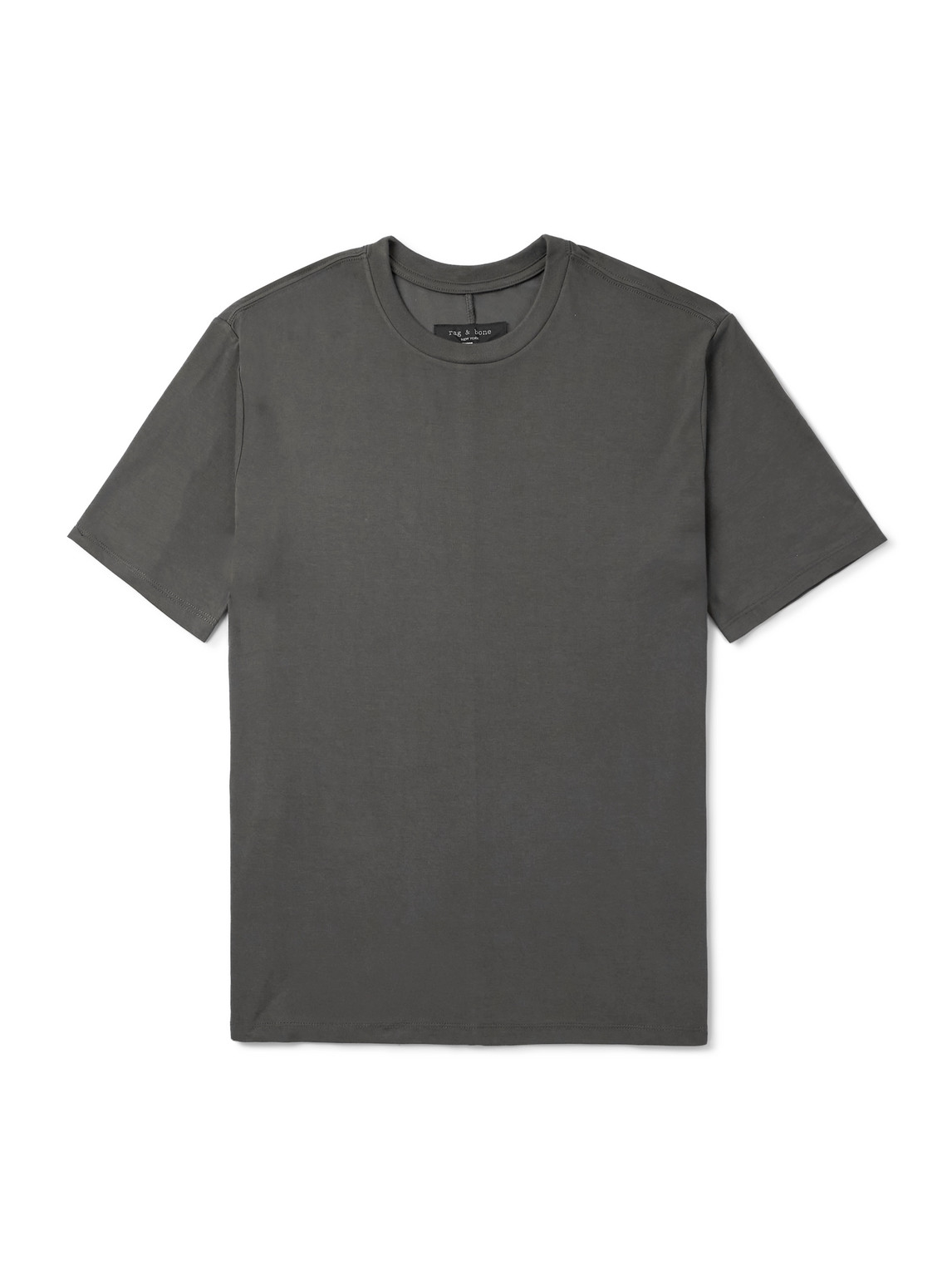 Rag & Bone Tech-jersey T-shirt In Gray