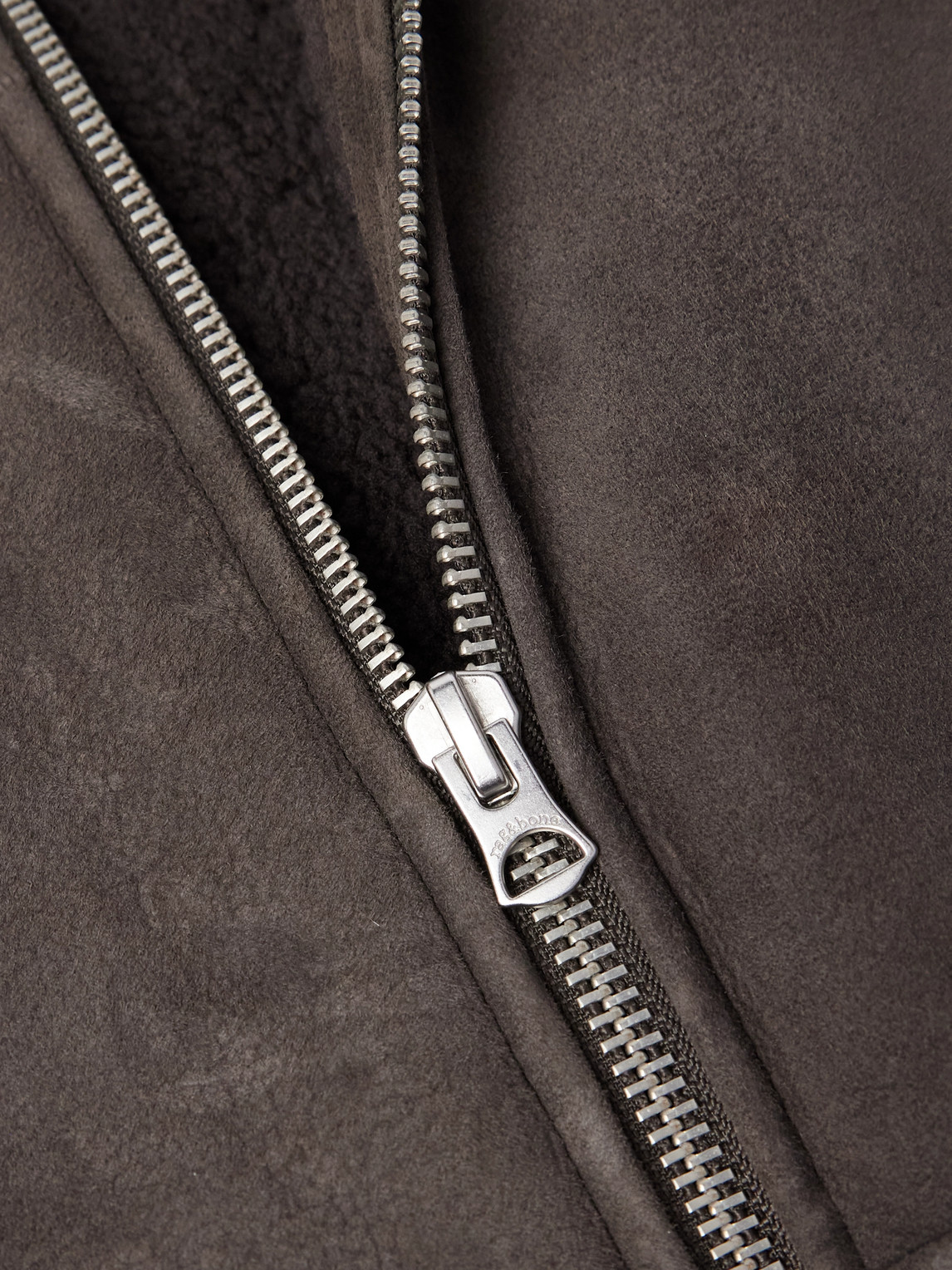 Rag & Bone Trent Shearling Jacket In Brown