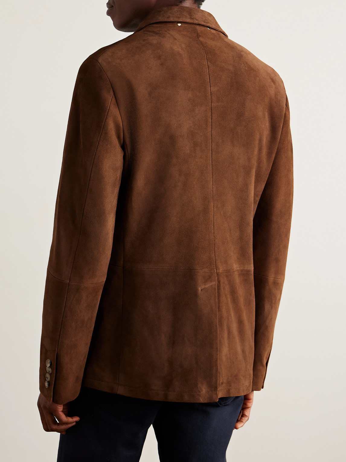 Paul Smith - Suede Suit Jacket - Men - Brown - S 