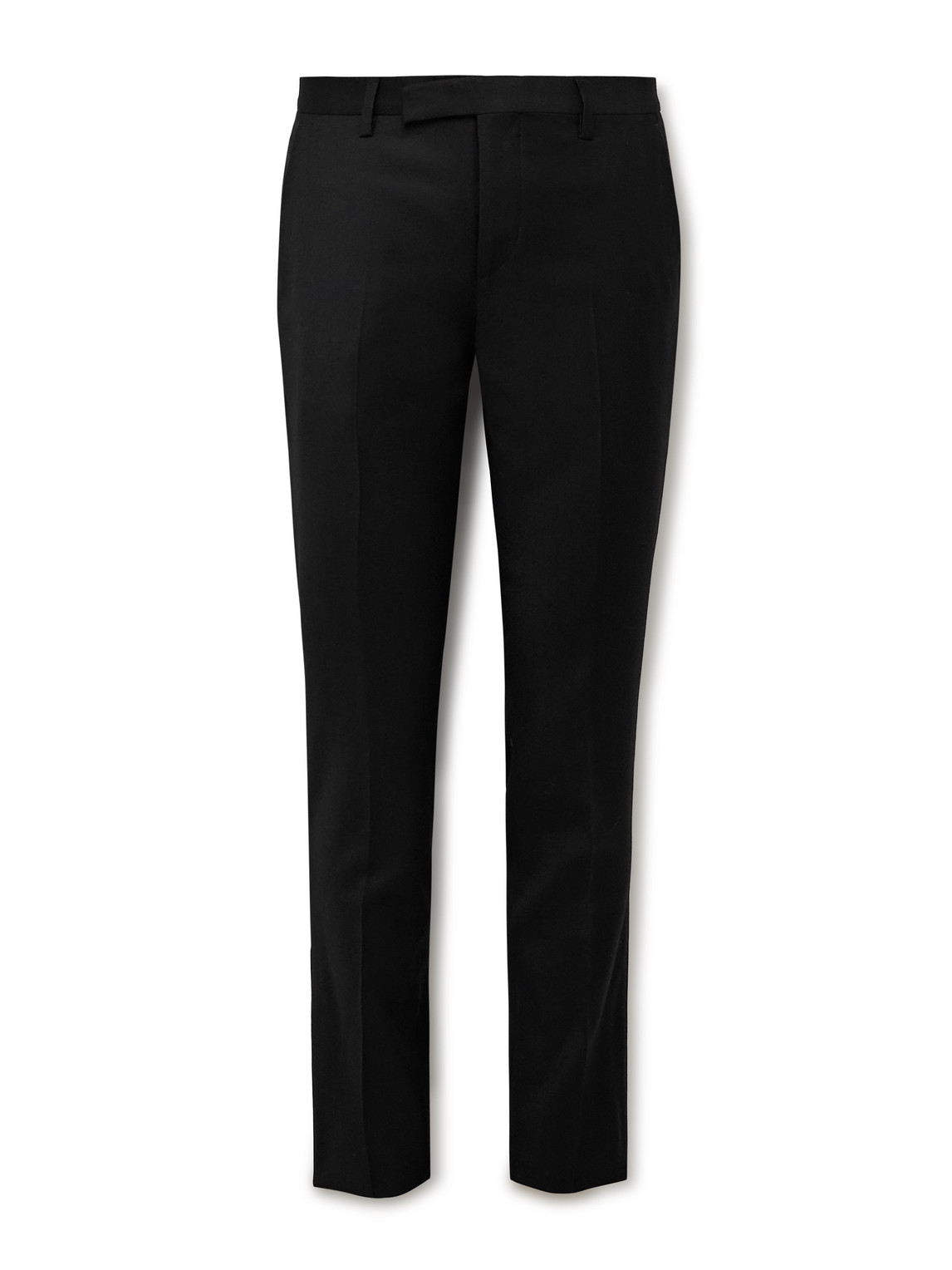Paul Smith Slim-fit Wool And Cashmere-blend Flannel Suit Trousers In Black