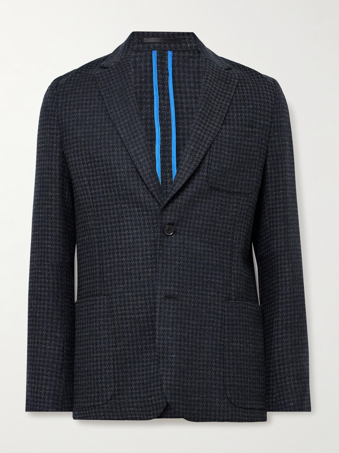 Paul Smith Houndstooth Wool, Cotton and Cashmere-Blend Suit Jacket - Men