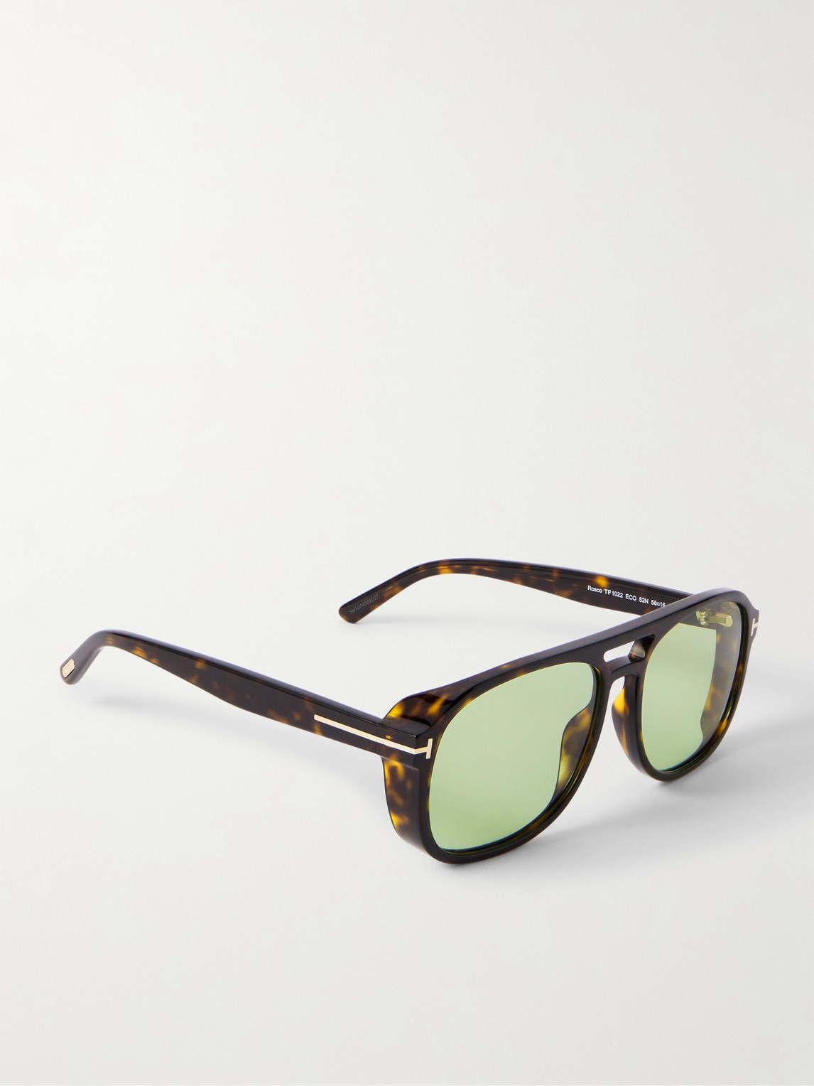 Tom Ford Rosco Aviator-style Tortoiseshell Acetate Sunglasses