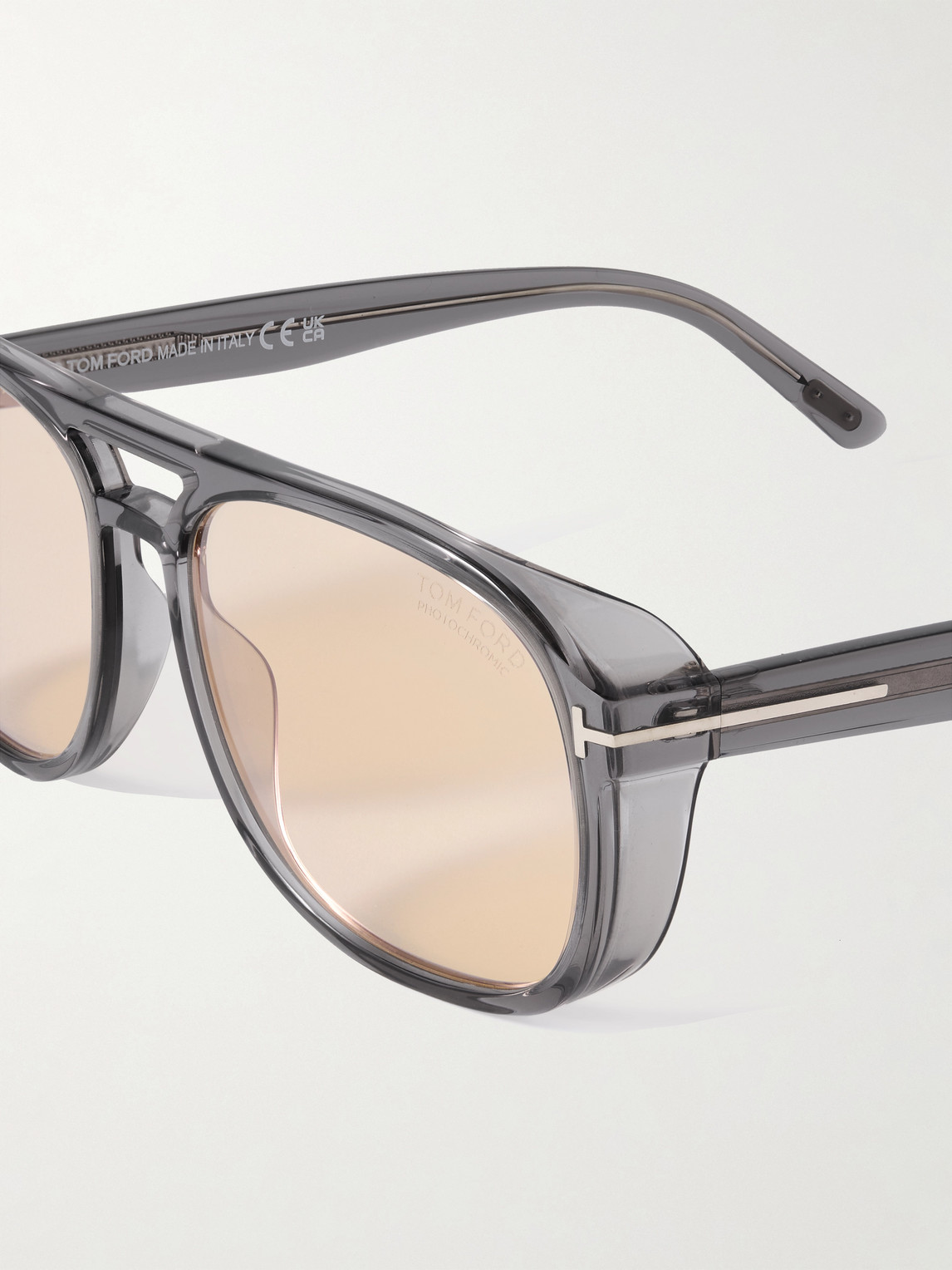 Tom Ford Rosco Aviator-style Acetate Sunglasses
