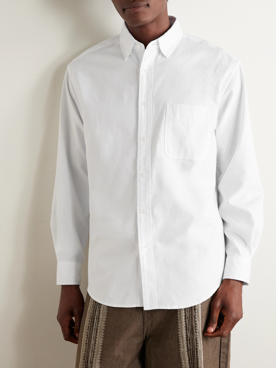 Og Cotton-Blend Oxford Shirt