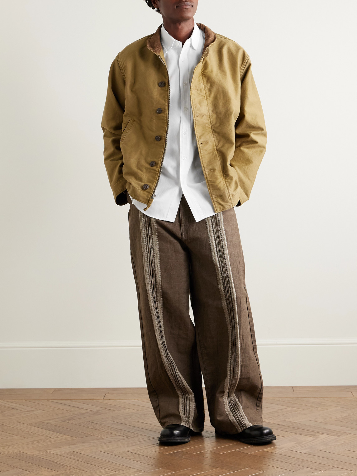 Og Cotton-Blend Oxford Shirt