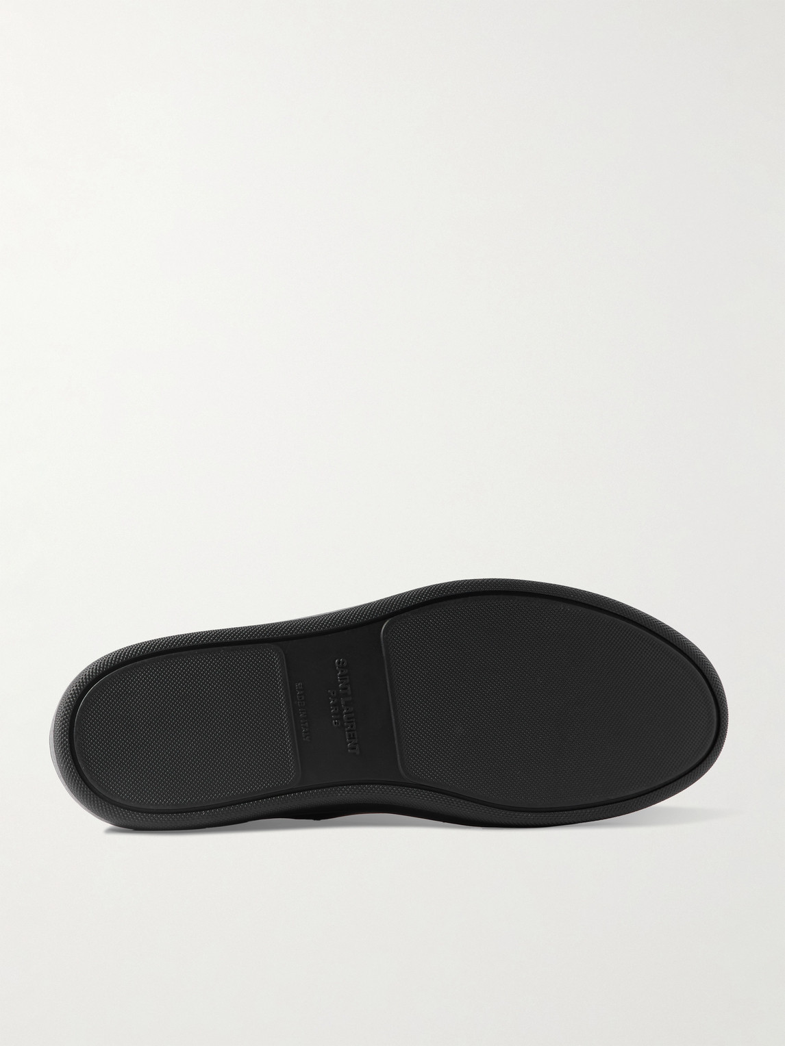 Saint Laurent Gym Low Logo-print Leather Sneakers In Black