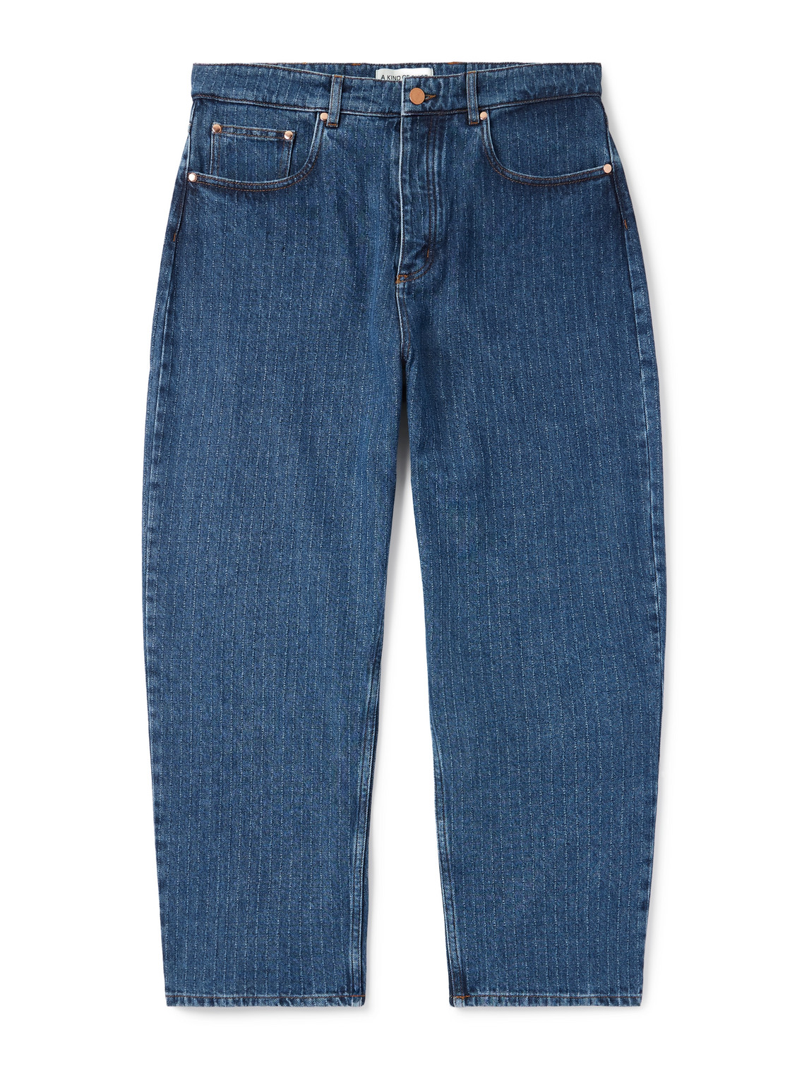 A Kind Of Guise Terek Straight-leg Organic Jeans In Blue