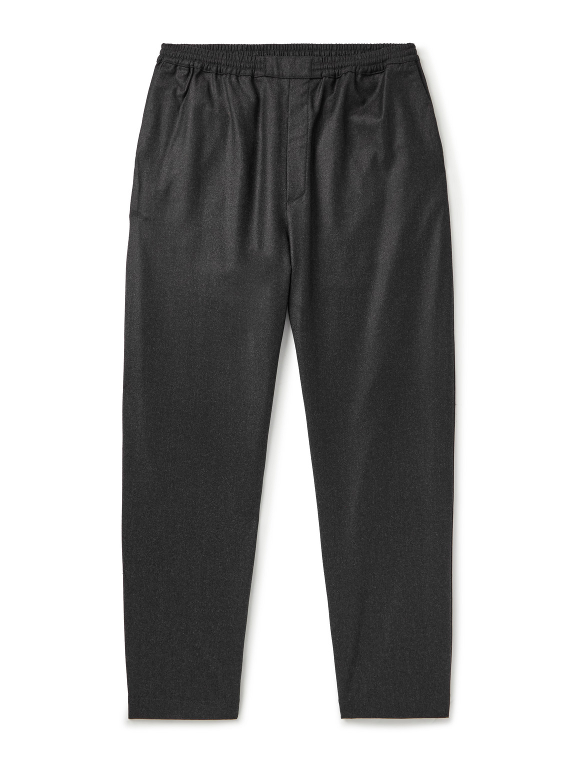 A Kind Of Guise Banasa Tapered Virgin Wool Trousers In Black