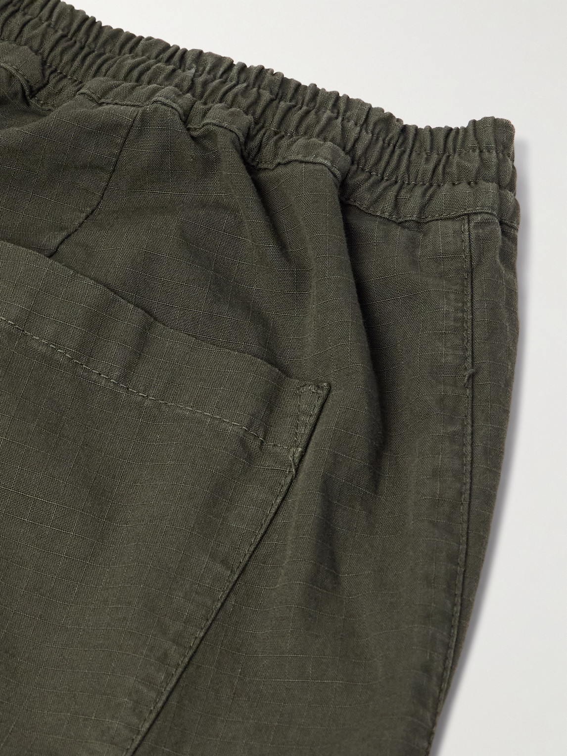 A Kind Of Guise Banasa Straight-leg Cotton-ripstop Trousers In Green