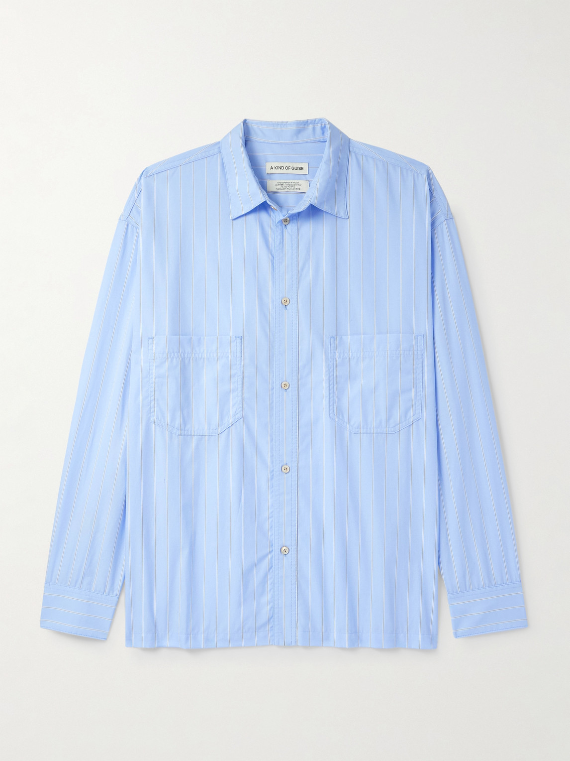 A Kind Of Guise Telmen triped Organic Cotton-Poplin hirt - Men