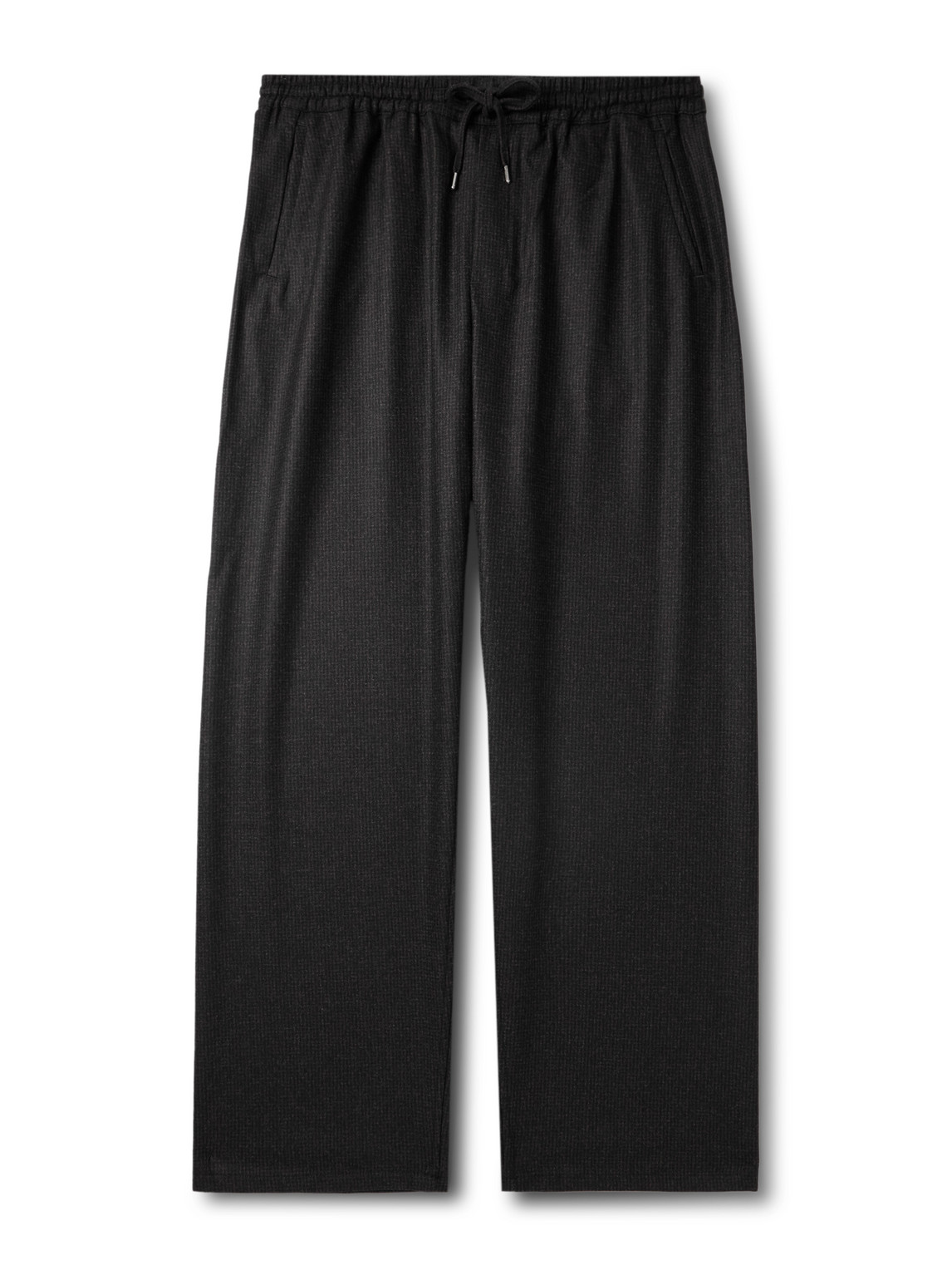 A Kind Of Guise Samurai Wide-leg Virgin Wool Trousers In Black