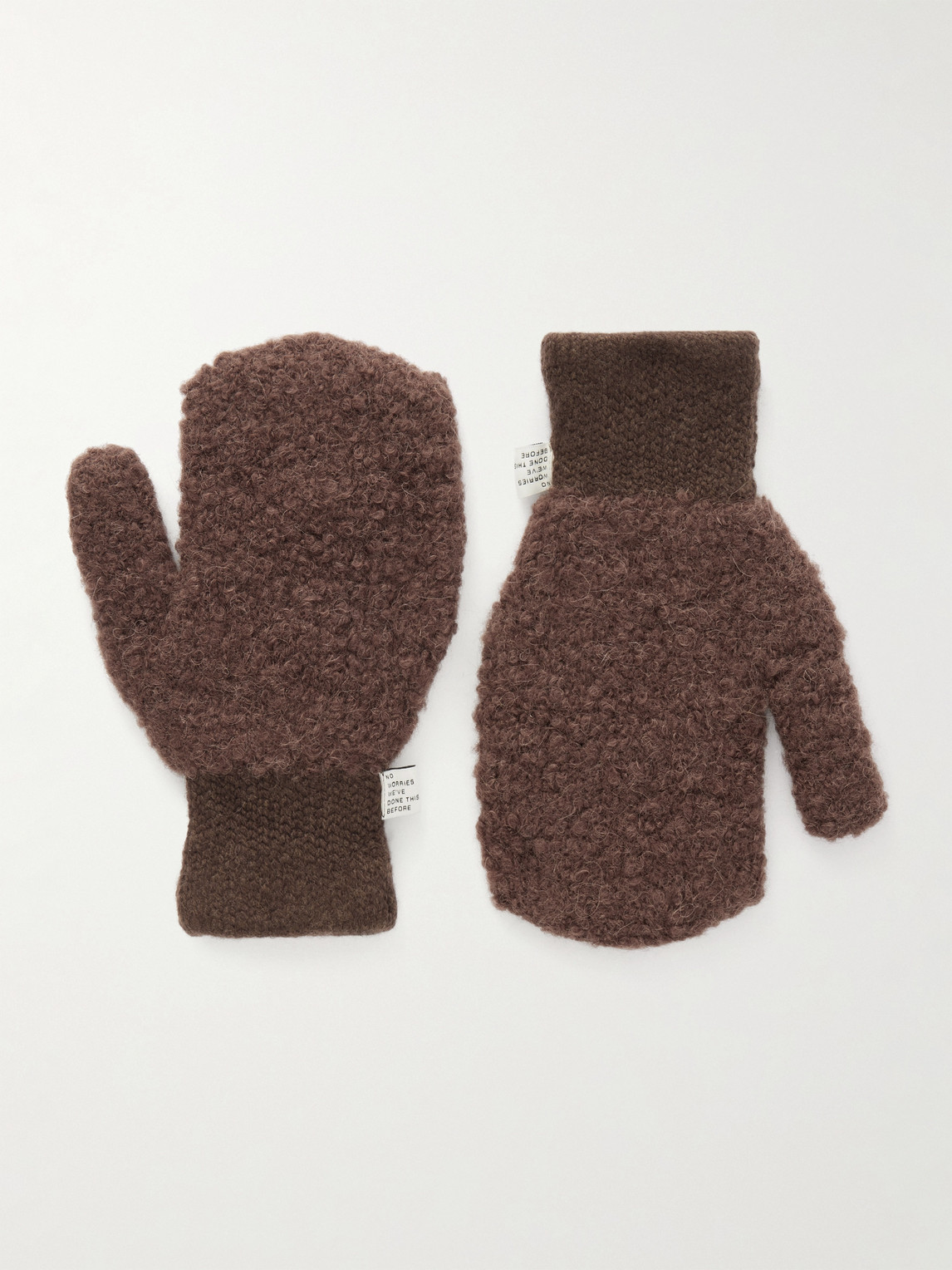 A Kind Of Guise Matad Virgin Wool-Blend Bouclé Mittens - Men