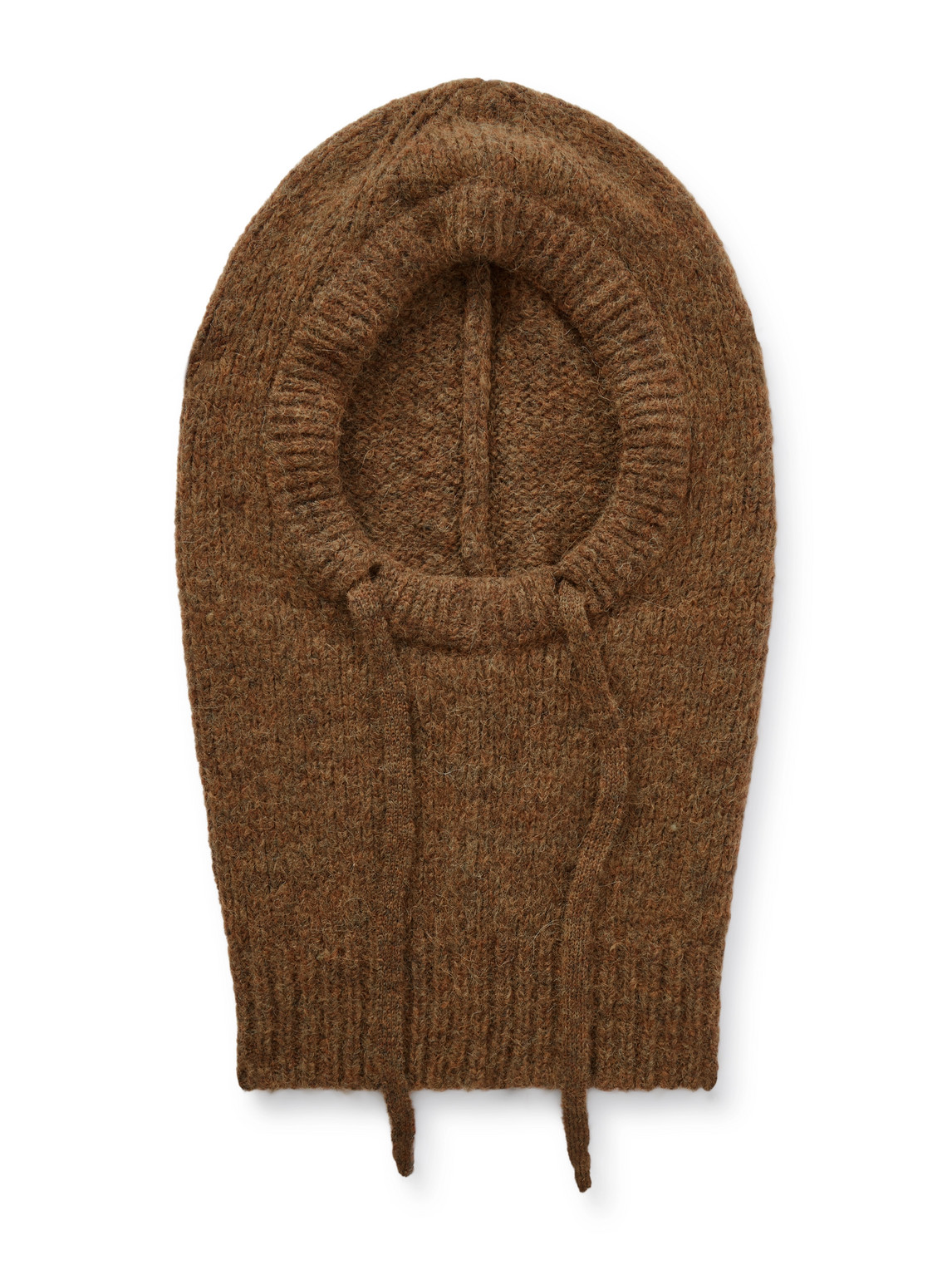 A Kind Of Guise Altan Alpaca-blend Balaclava In Brown