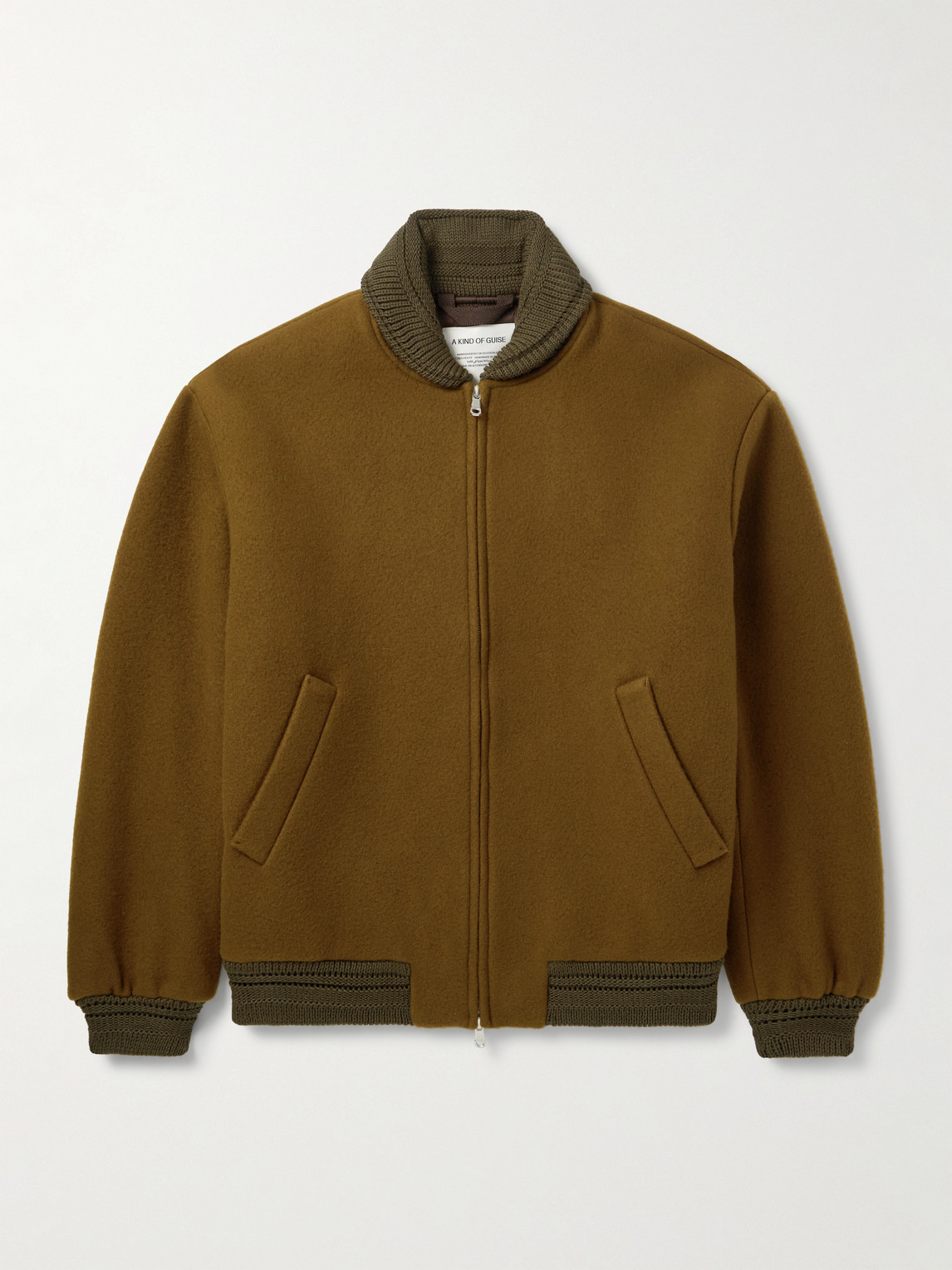 A Kind Of Guise Bajar Virgin Wool and Cashmere-Blend Bomber Jacket - Men