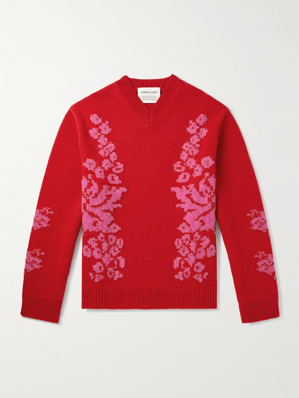 A Kind Of Guise Floral-Jacquard Wool weater - Men