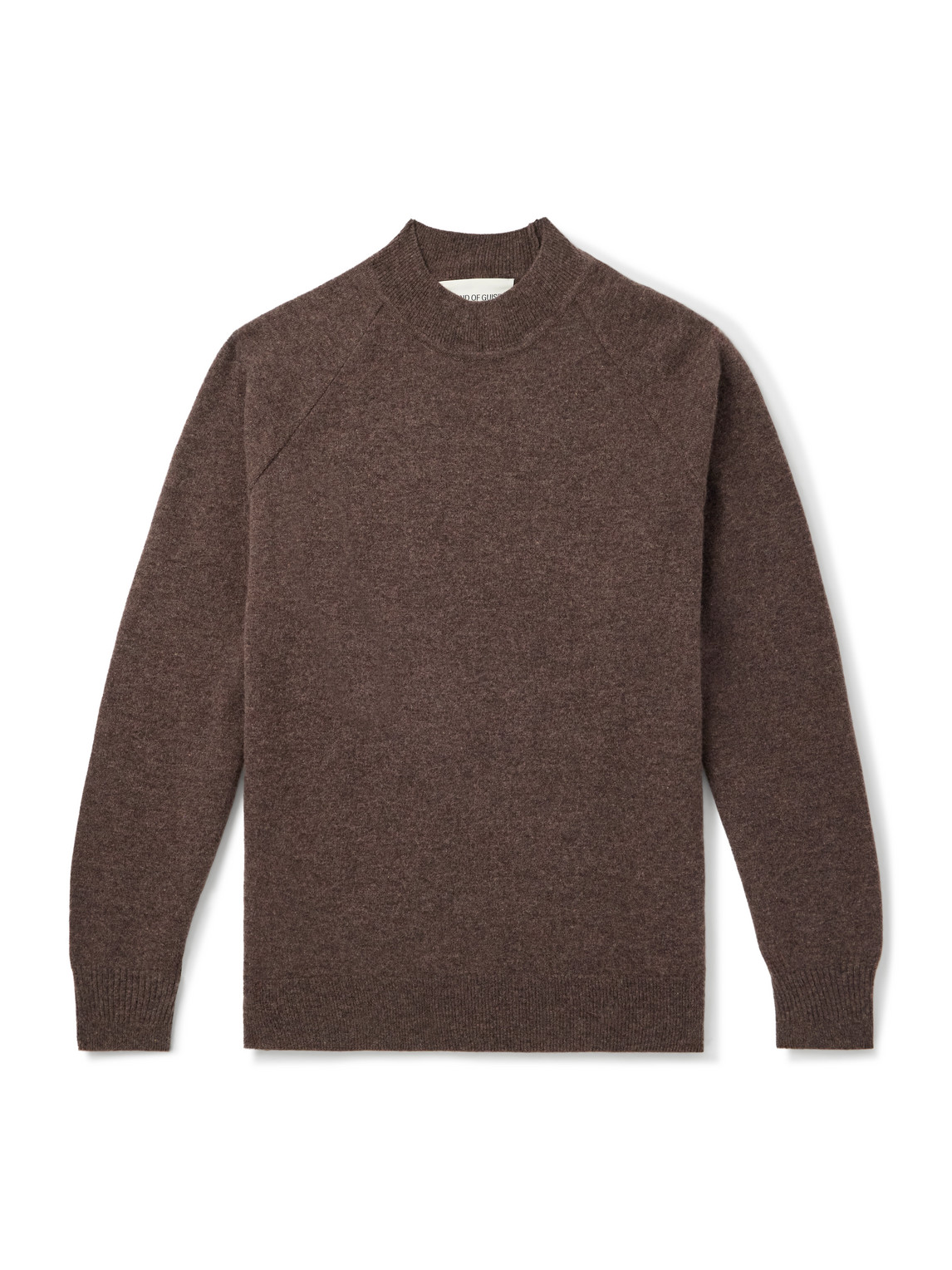 A Kind Of Guise Morello Merino Wool Mock-neck Sweater In Brown