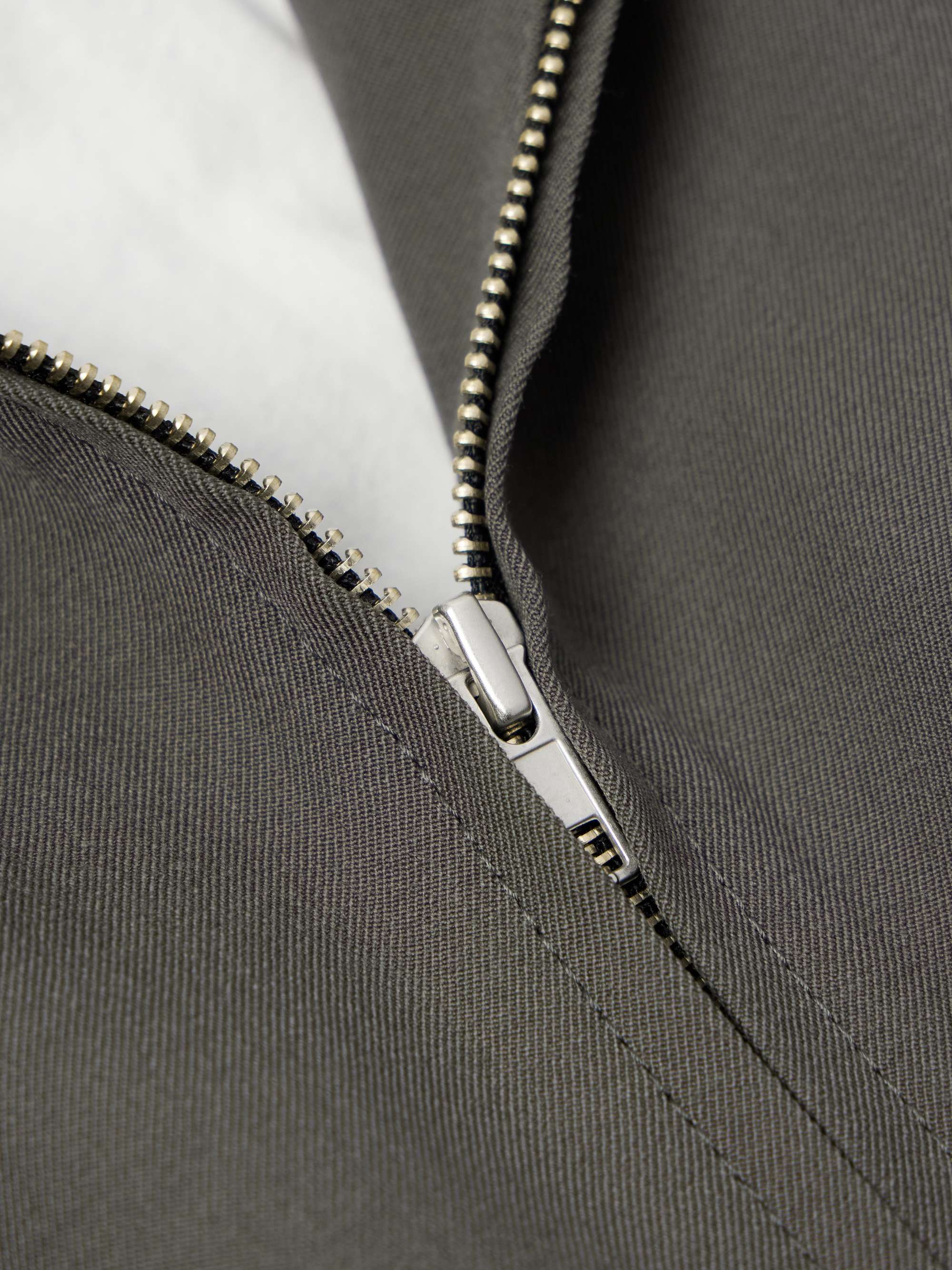 ATON HARRINGTON JACKET グレー ATON Wool-Twill Harrington Jacket for Men | MR PORTER