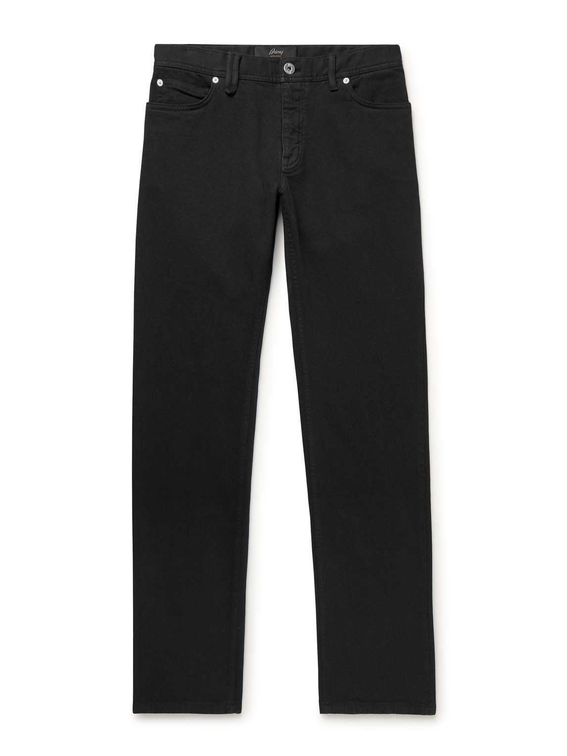 Brioni Meribel Slim-fit Jeans In Black