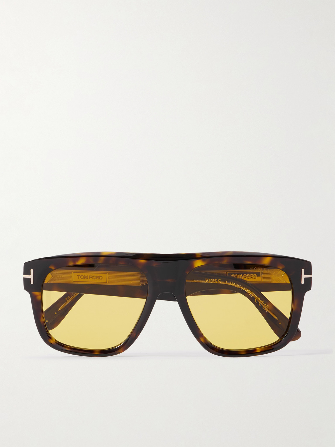 Tom Ford Icon Square-Frame Tortoiseshell Acetate Sunglasses - Men
