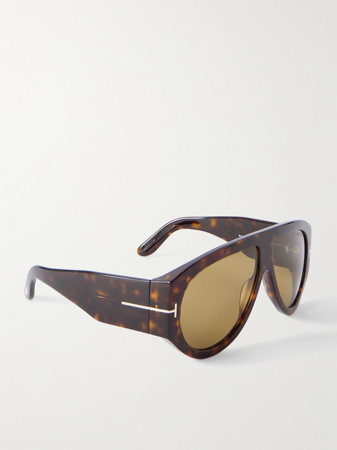 Tom Ford Bronson Aviator-style Tortoiseshell Acetate Sunglasses