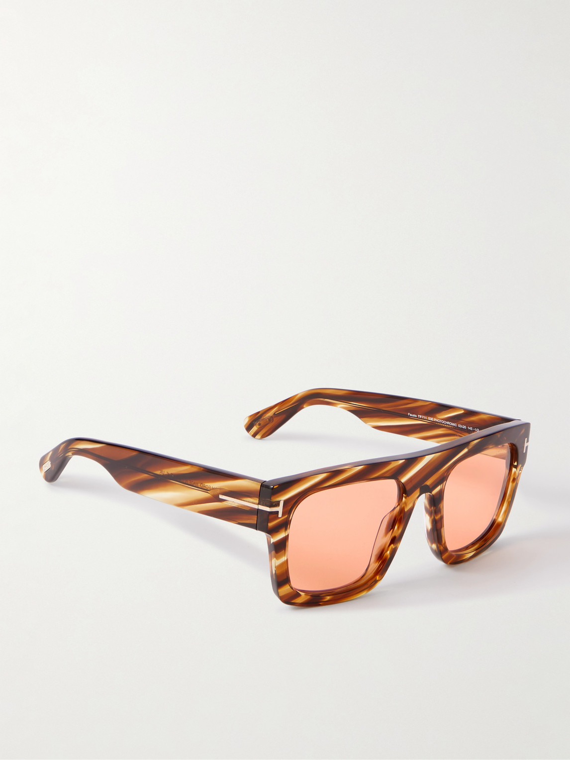 Tom Ford Fausto Square-frame Tortoiseshell Acetate Sunglasses