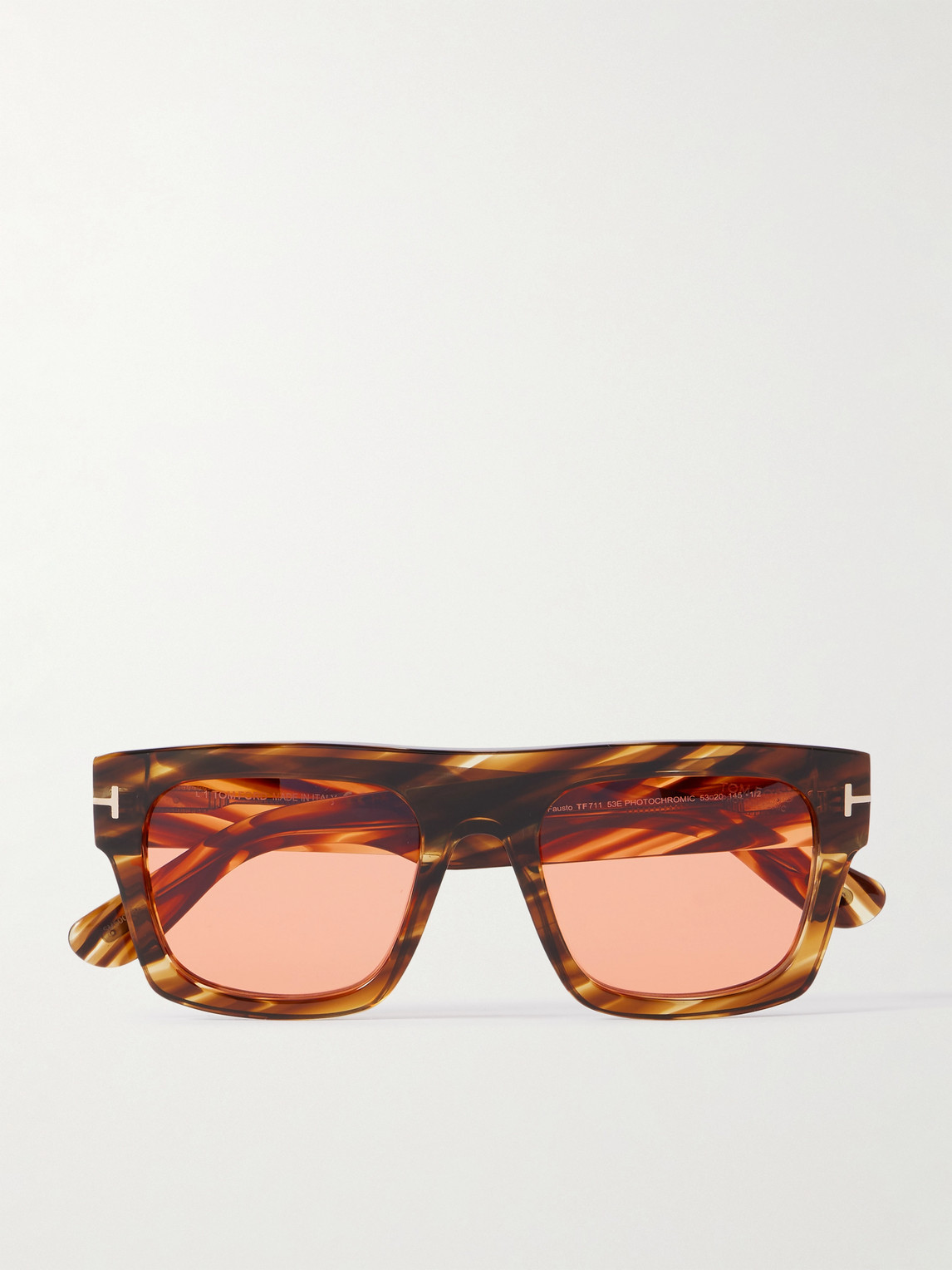 Tom Ford Fausto Square-Frame Tortoiseshell Acetate Sunglasses - Men