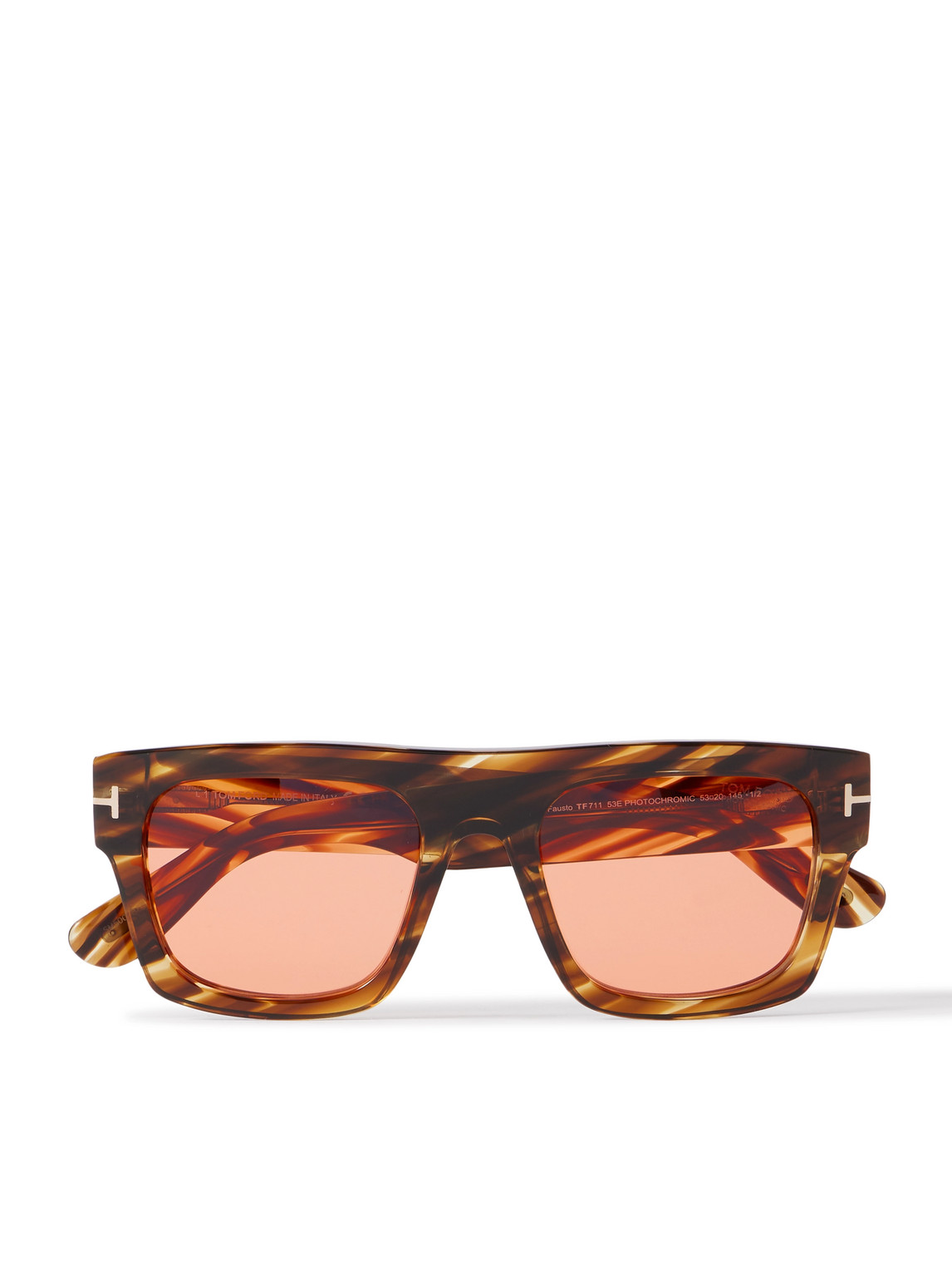 Tom Ford Fausto Square-frame Tortoiseshell Acetate Sunglasses