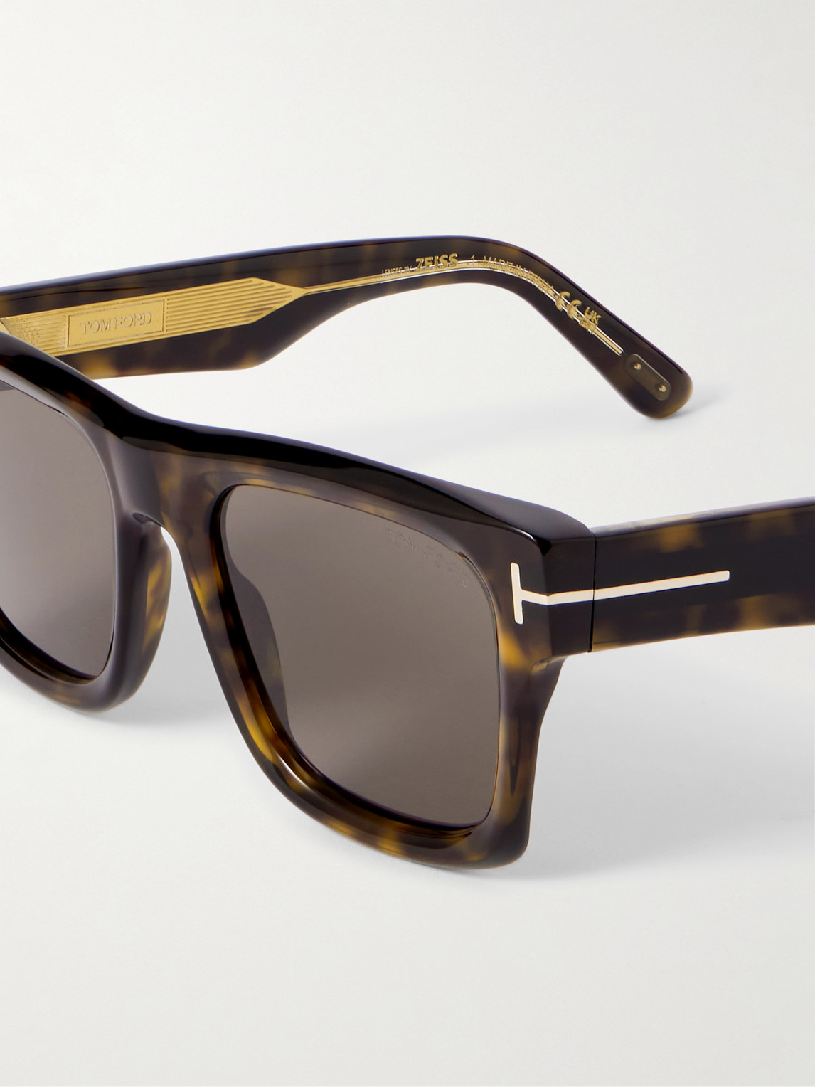 Tom Ford Square-frame Tortiseshell Acetate Sunglasses