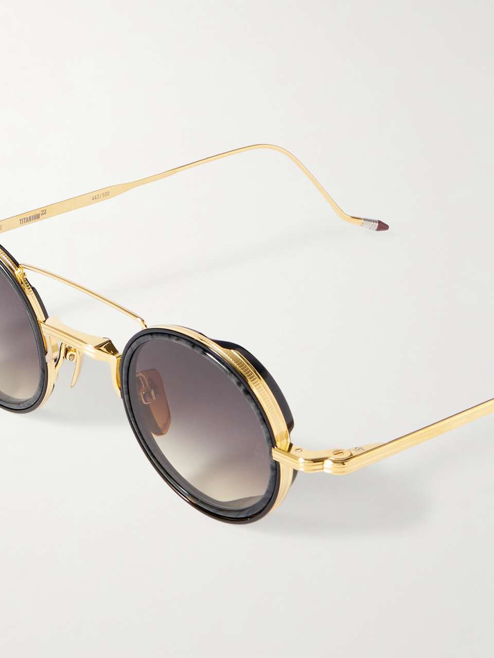 JACQUES MARIE MAGE Ringo 2 Round-Frame Gold-Tone and Acetate Sunglasses ...