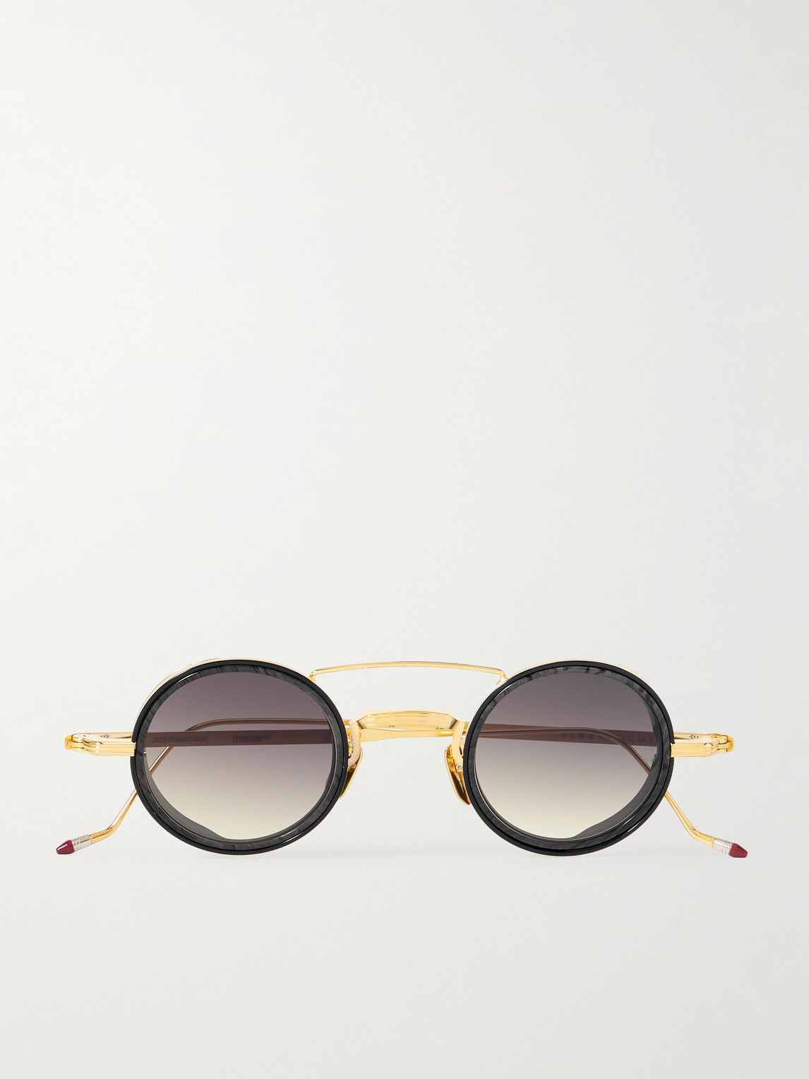 Jacques Marie Mage Ringo 2 Round-Frame Gold-Tone and Acetate Sunglasses - Men