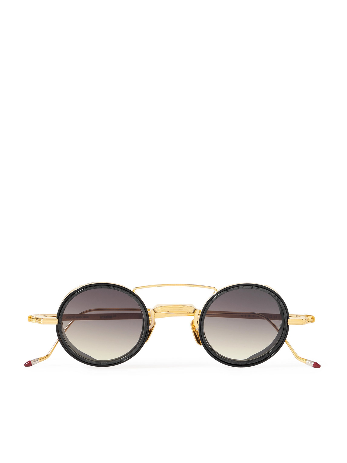 Ringo 2 Round-Frame Gold-Tone and Acetate Sunglasses