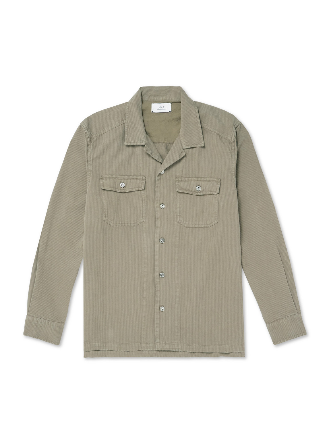 MR P. Cotton and Cashmere-Blend Corduroy Overshirt - Men