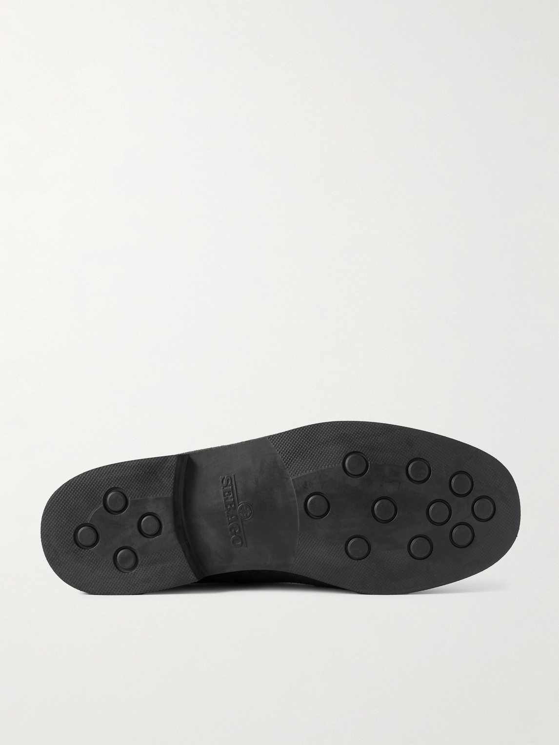 Sebago Dan Suede Penny Loafers In Black