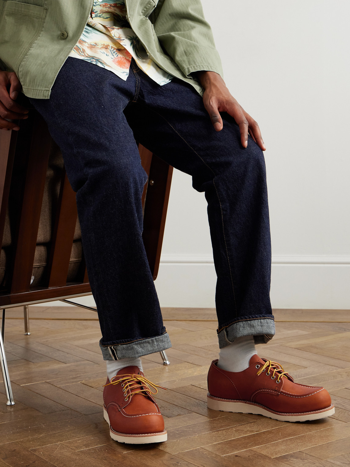 Red Wing Shoes 8092 Moc Oxford Oiled-leather Derby Shoes