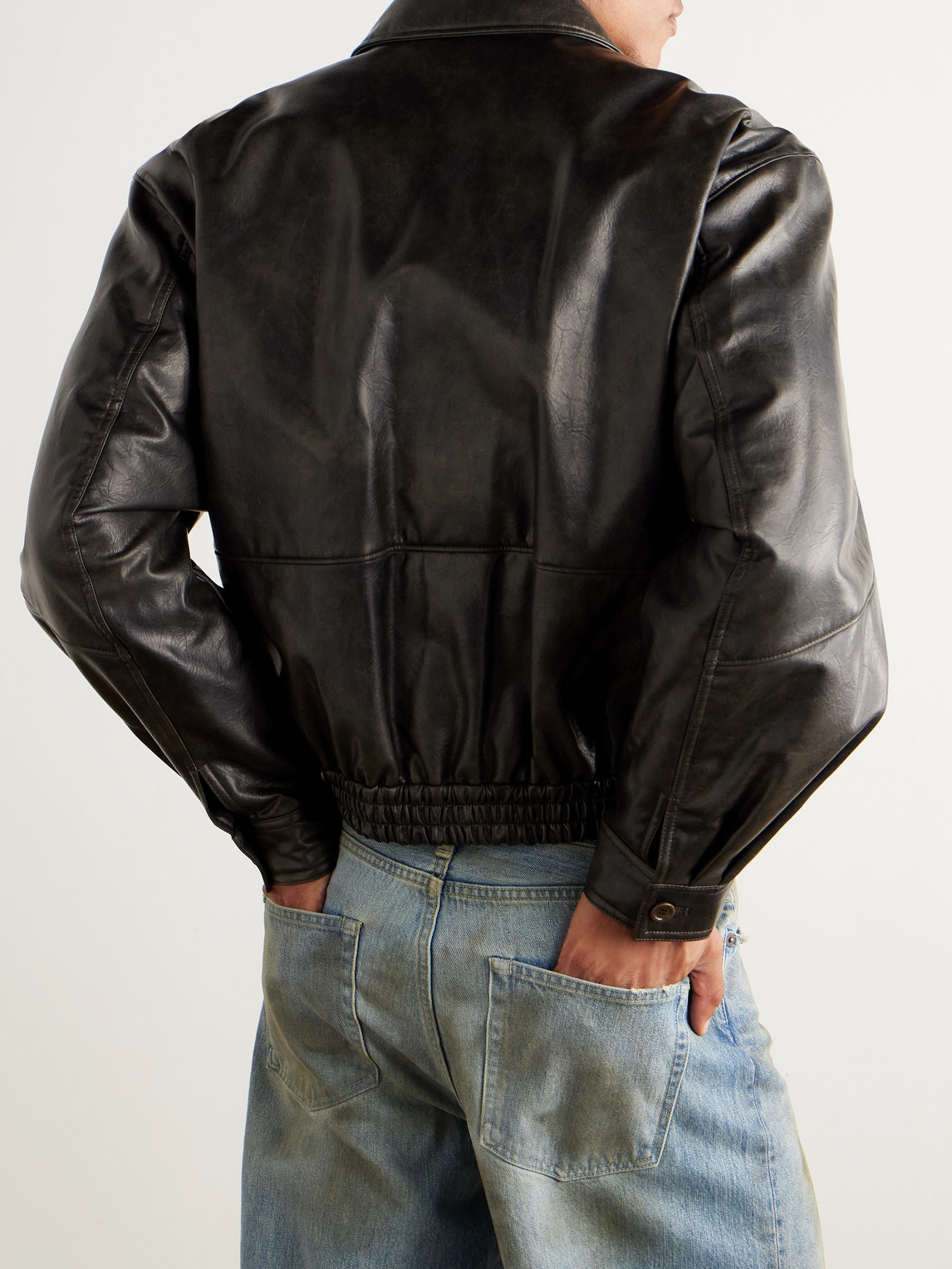 Amomento Textured Jacket In Black