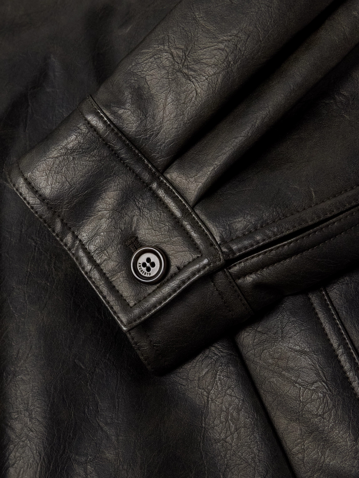 Amomento Textured Jacket In Black