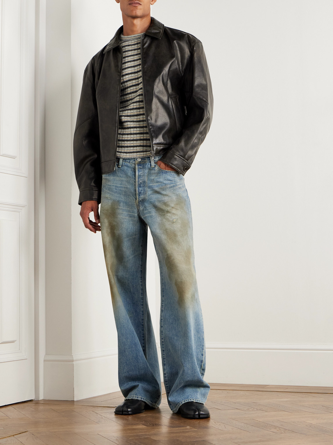 Amomento Textured Jacket In Black