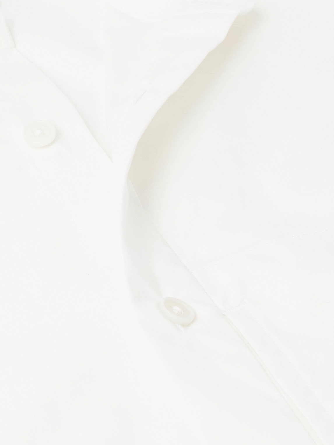  Amomento - Cotton And Silk-blend Poplin Shirt - Men - White - M 