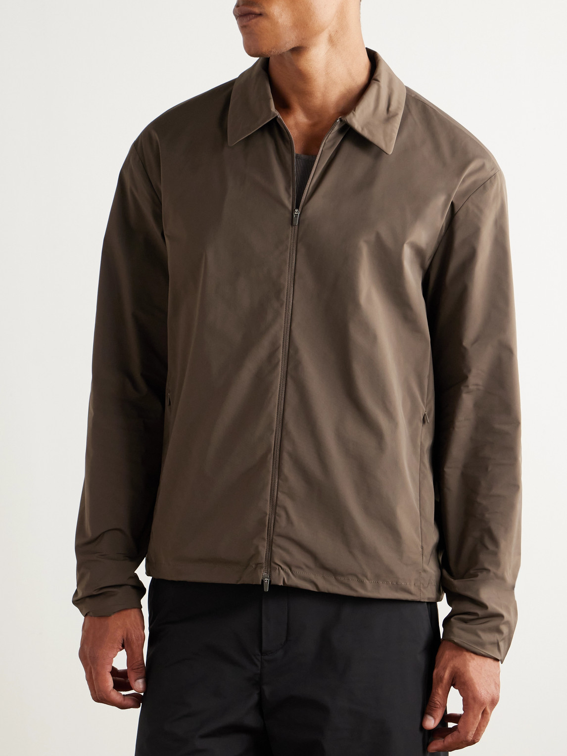  Amomento - Padded Taffeta Jacket - Men - Brown - L 