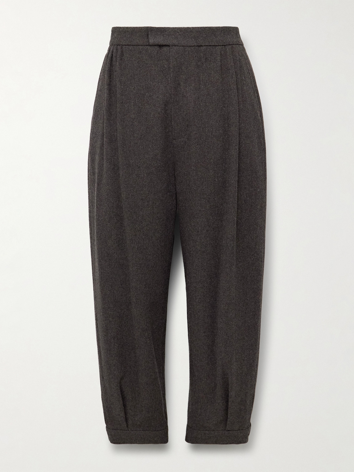 Amomento Tapered Wool Trousers - Men
