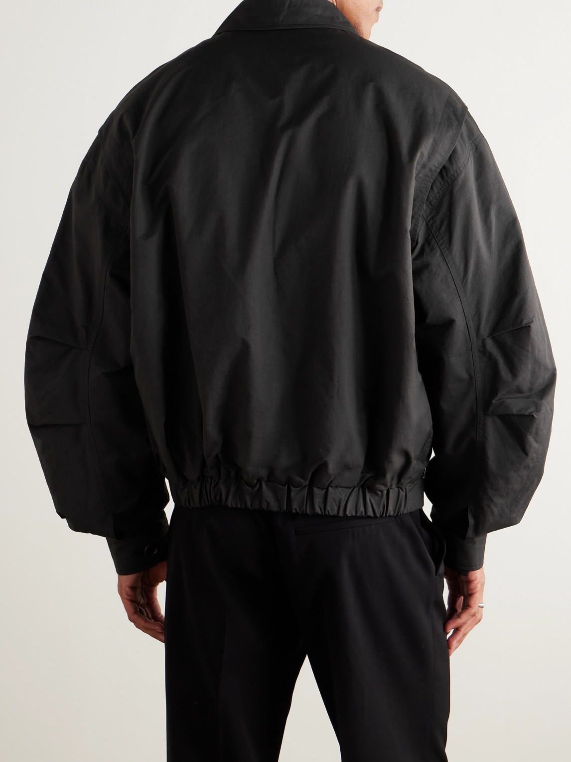  Amomento - Padded Cotton-blend Twill Jacket - Men - Black - L 