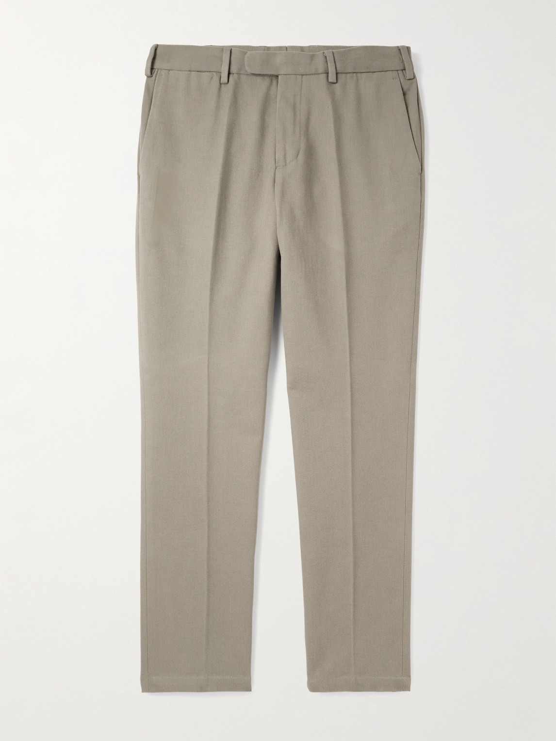 Thom Sweeney Straight-Leg Cotton-Twill Trousers IT 48